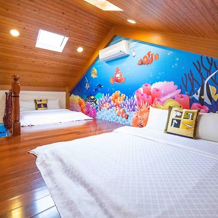 Fish House 宜蘭獨棟別墅 戲水池 生態diy 安農溪自行車 Appartement Dongshan  Buitenkant foto