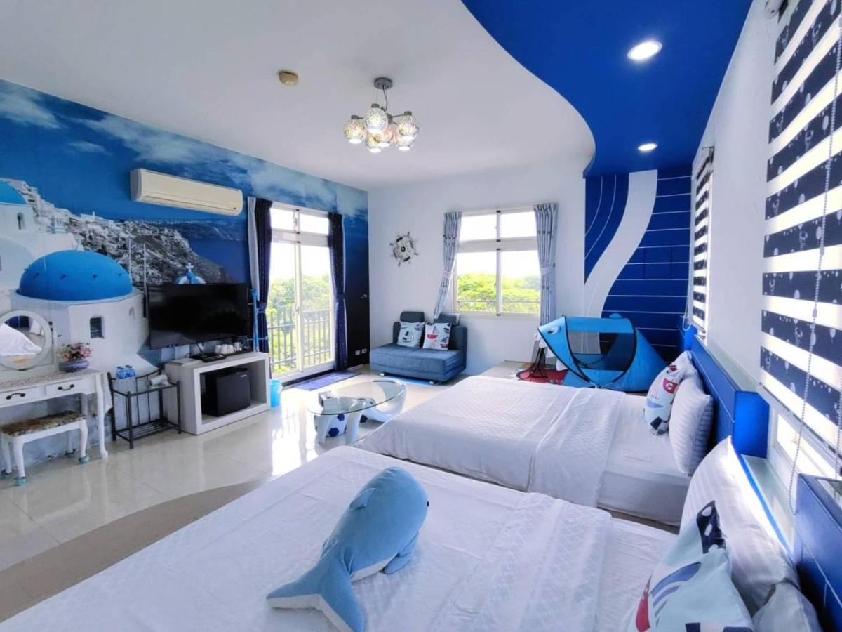 Fish House 宜蘭獨棟別墅 戲水池 生態diy 安農溪自行車 Appartement Dongshan  Buitenkant foto