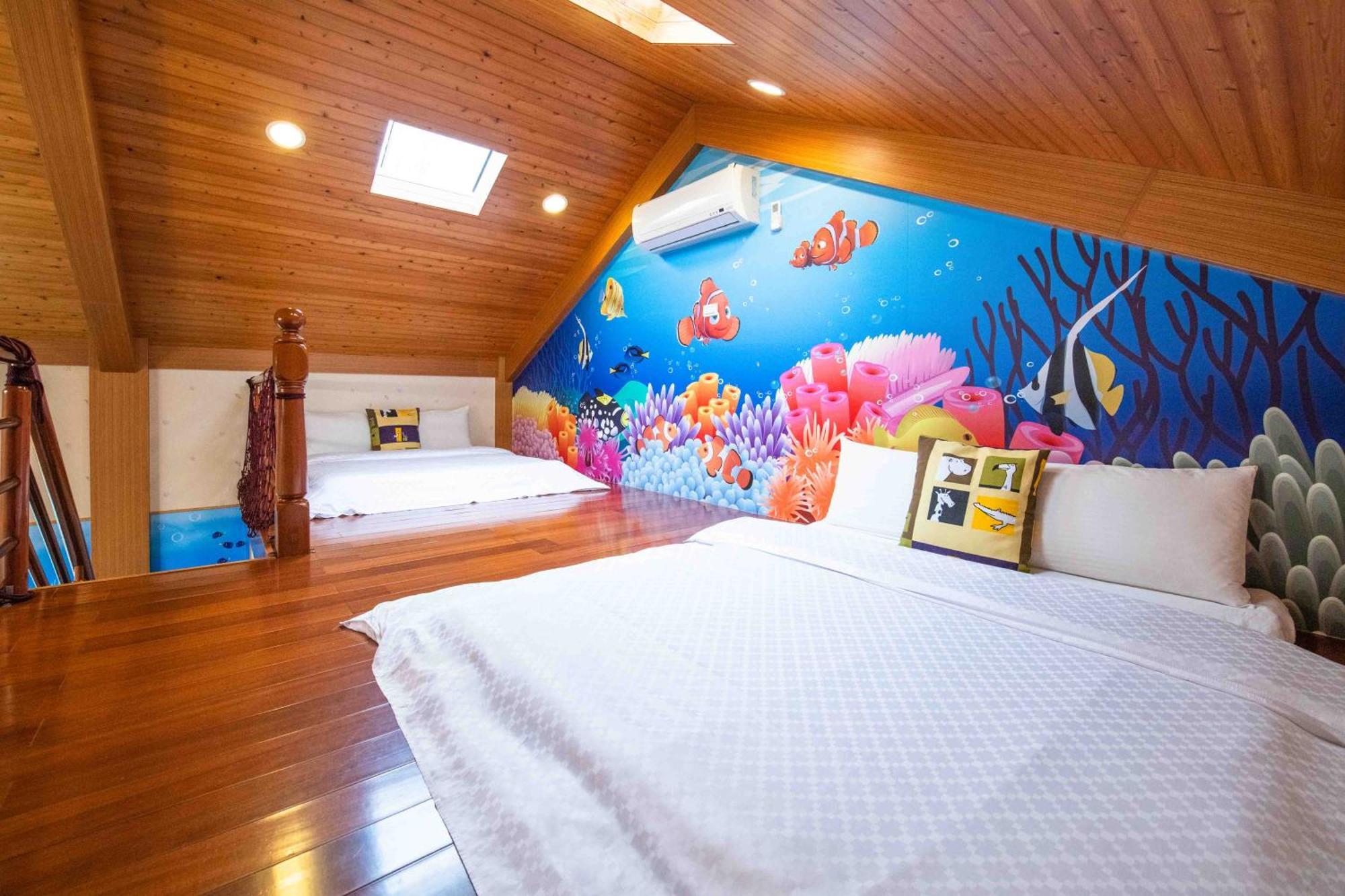 Fish House 宜蘭獨棟別墅 戲水池 生態diy 安農溪自行車 Appartement Dongshan  Buitenkant foto