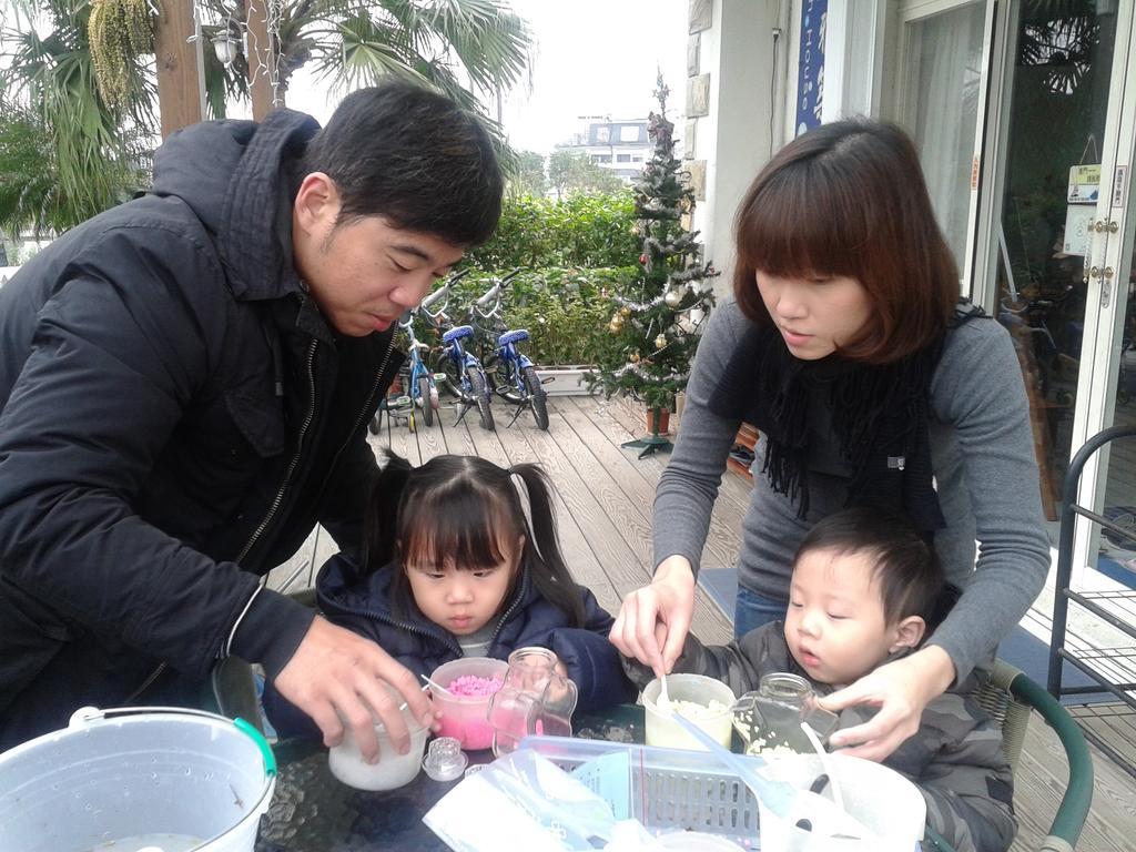 Fish House 宜蘭獨棟別墅 戲水池 生態diy 安農溪自行車 Appartement Dongshan  Buitenkant foto