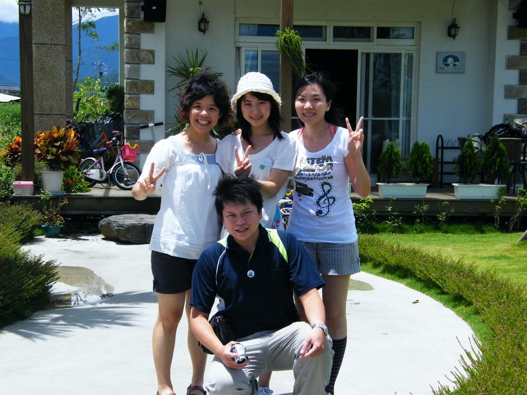 Fish House 宜蘭獨棟別墅 戲水池 生態diy 安農溪自行車 Appartement Dongshan  Buitenkant foto