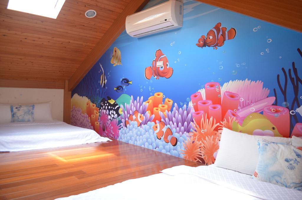 Fish House 宜蘭獨棟別墅 戲水池 生態diy 安農溪自行車 Appartement Dongshan  Buitenkant foto