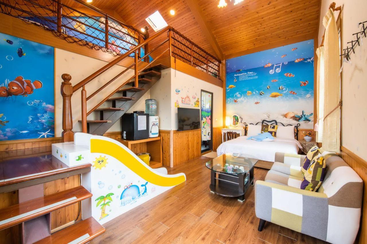 Fish House 宜蘭獨棟別墅 戲水池 生態diy 安農溪自行車 Appartement Dongshan  Buitenkant foto